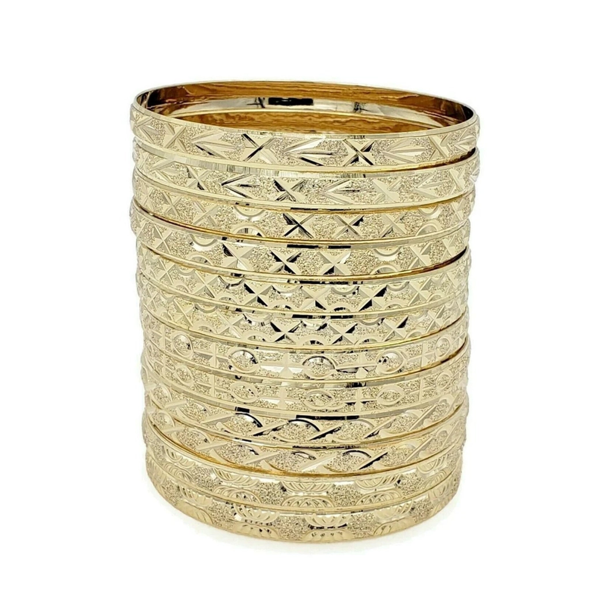 Halora Gold Bangle Set